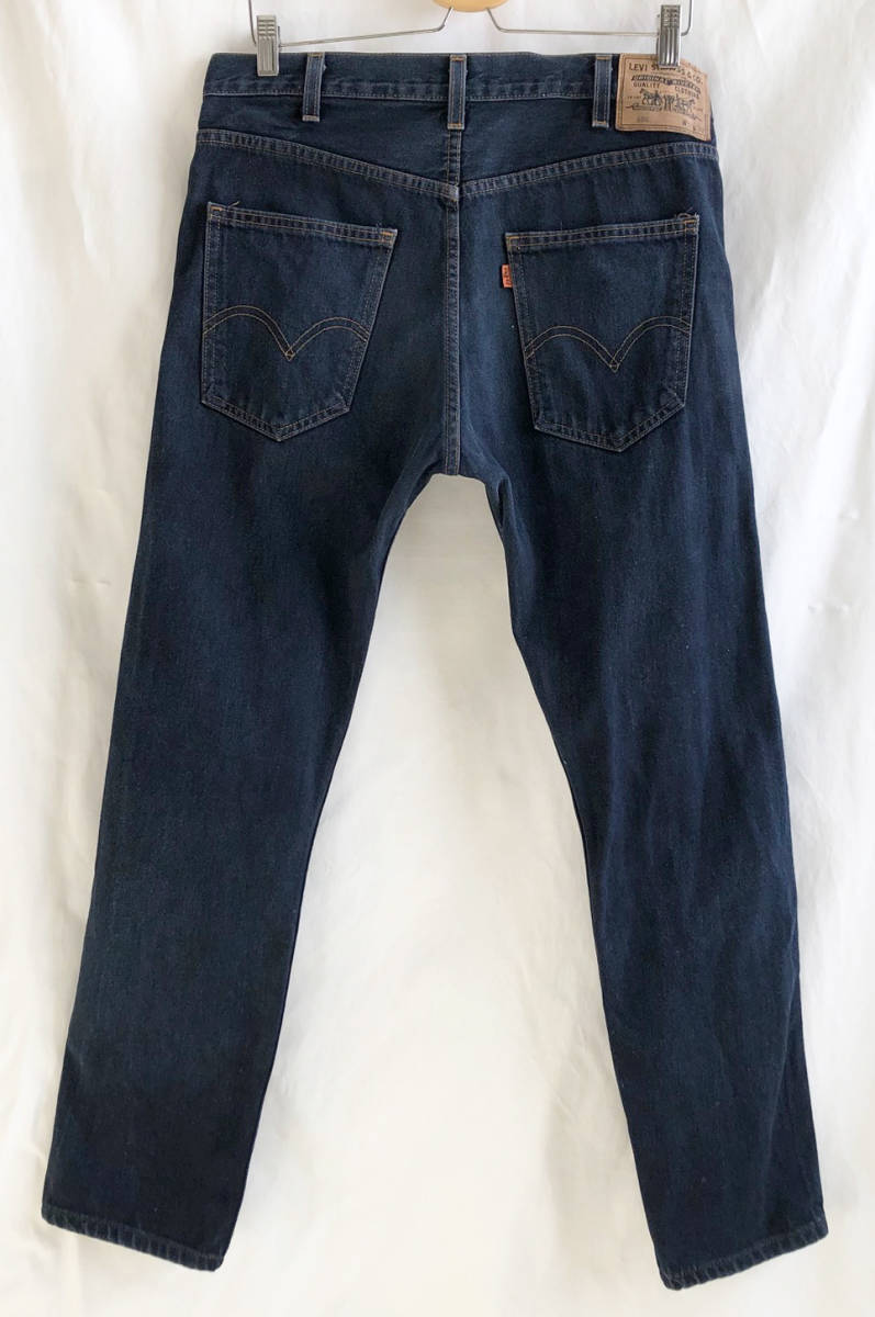 【即決/アメリカ Los Angeles工場製】LEVI'S VINTAGE CLOTHIN/606/スリムフィット/ブラックデニム/33×30/4420刻印/オレンジタブ ビッグE_画像2