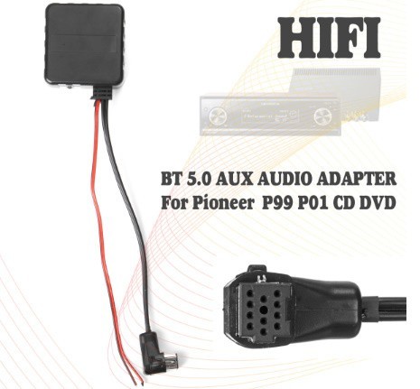A657 Bluetoth Ver5.0 Aux-приемник Audio Adio Adapter Adapter Hi-Fi Pioneer Pioneer IP Bus 11pin Pioneer