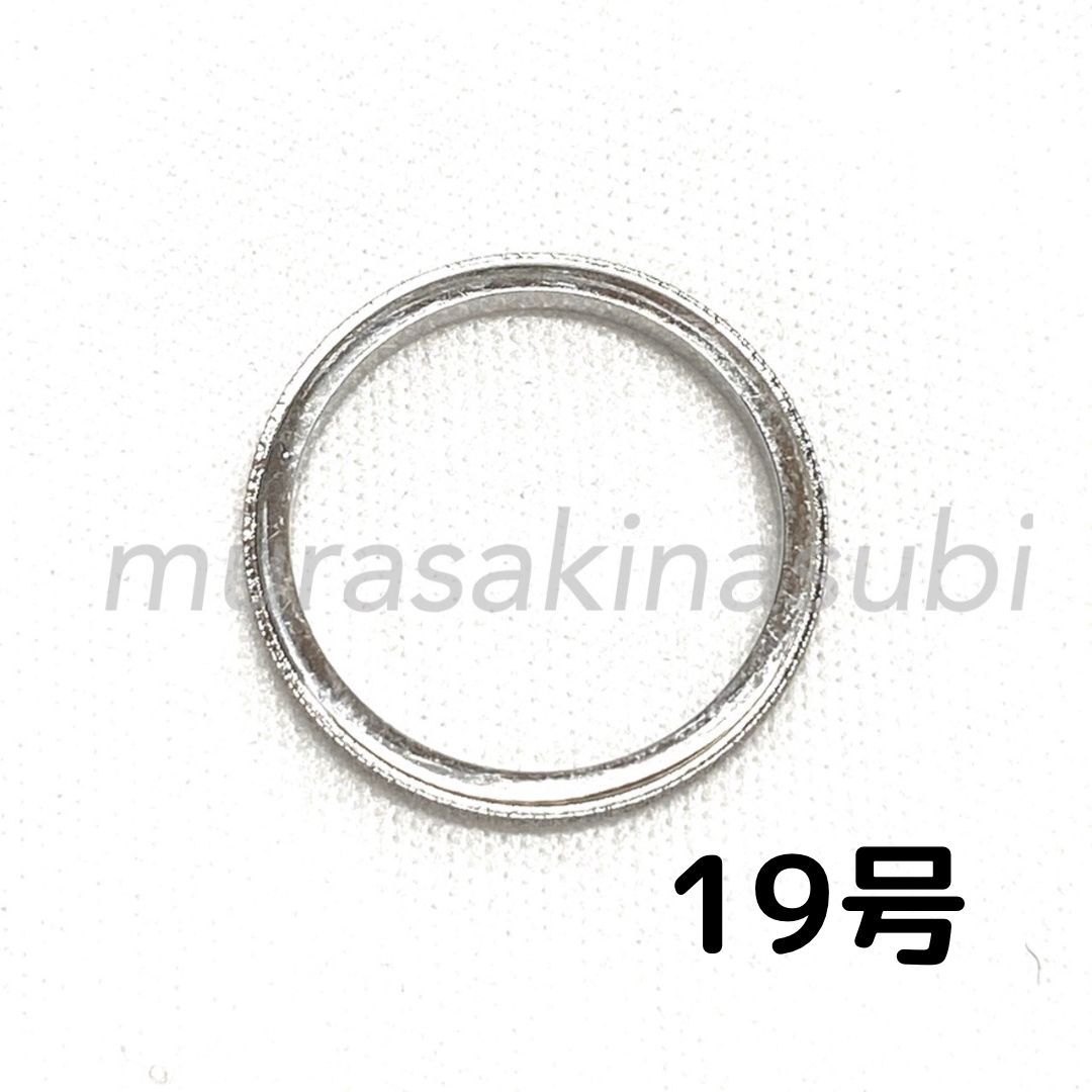 2mm幅 19号 指輪 サンドブラスト シルバー 銀色  ステンレス リング スターダスト 新品未使用 送料無料 男女兼用の画像6
