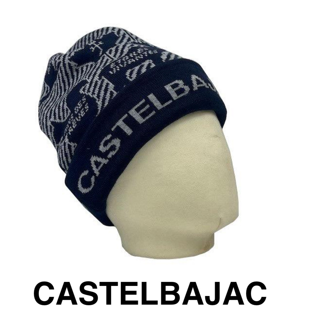 30％OFF　カステルバジャック　CASTELBAJAC　ニットキャップ　ニット帽　ワッチキャップ　暖かい帽子　7212491123-2　ネイビー