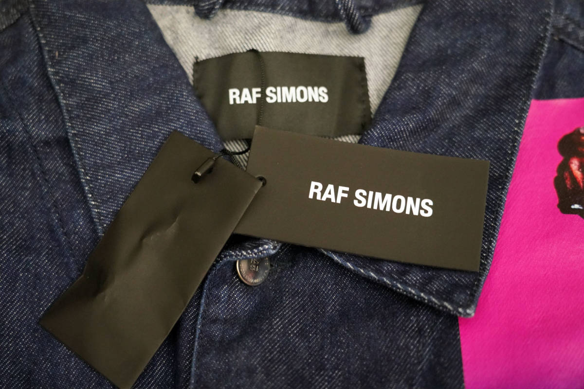 新品 ☆ ラフシモンズ RAF SIMONS オーバーサイズ デニムジャケット（L）18SS ☆ NEW ORDER 