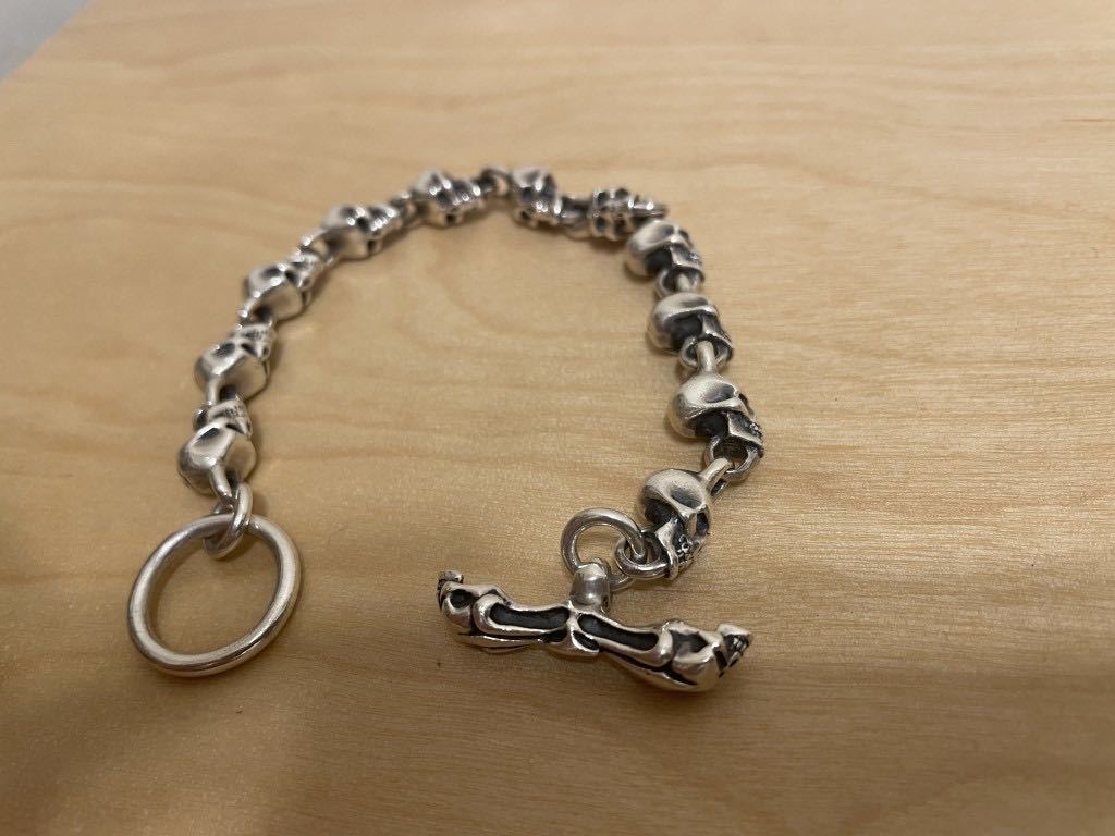 クレイジーピッグ CRAZY PIG DESIGNS ミディアムスカルブレスレット