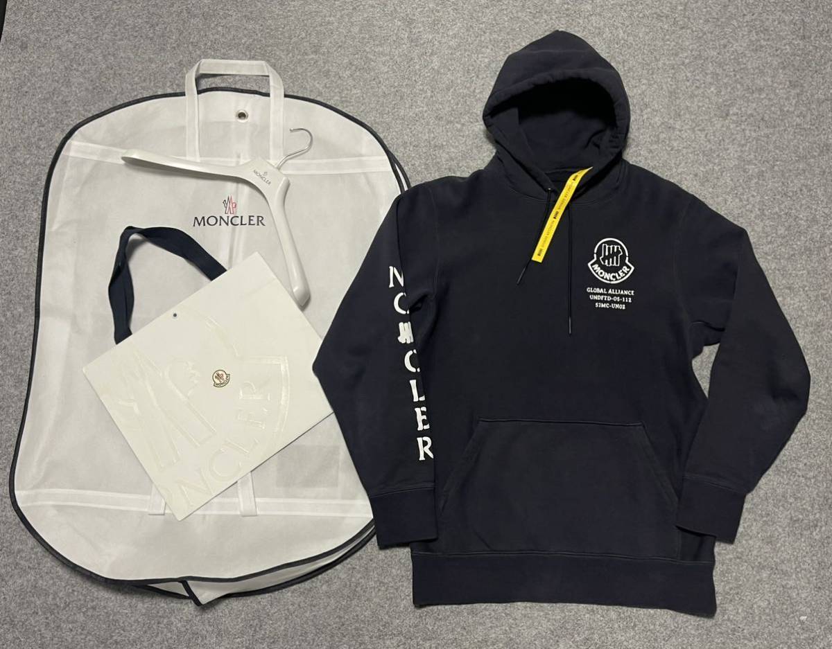 希少】MONCLERGENIUS×UNDEFEATED スウェットパーカーXL-