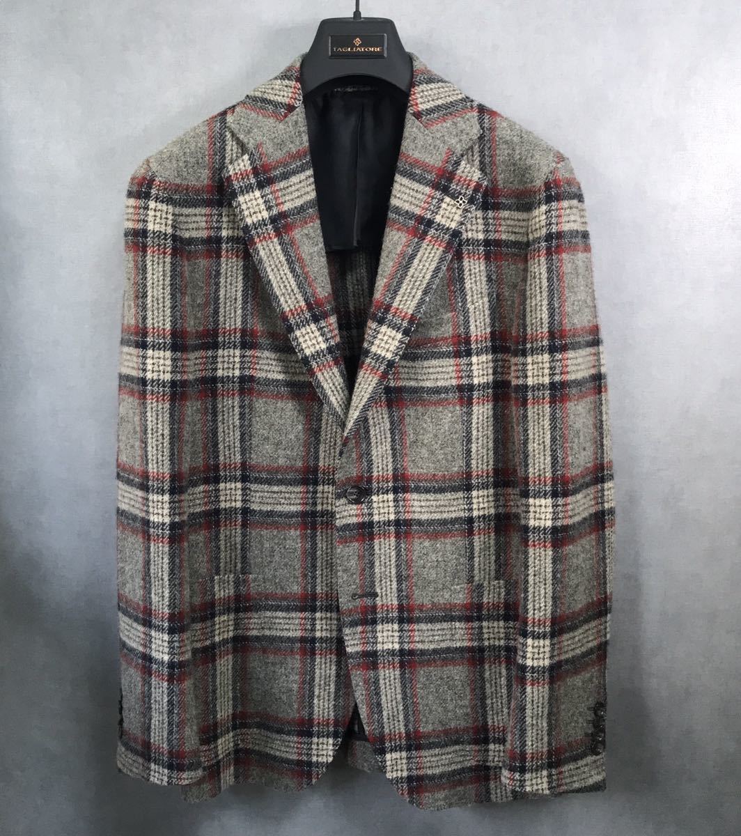 TAGLIATORE 別注 VESUVIO LIGHTブロックチェックジャケット www
