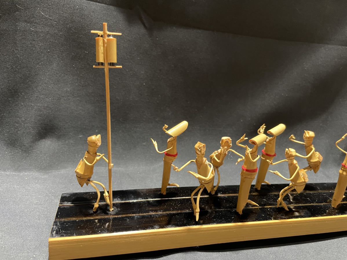 阿波踊り 竹人形 民芸品 竹細工 阿波おどり 置物(木工、竹工芸)|売買
