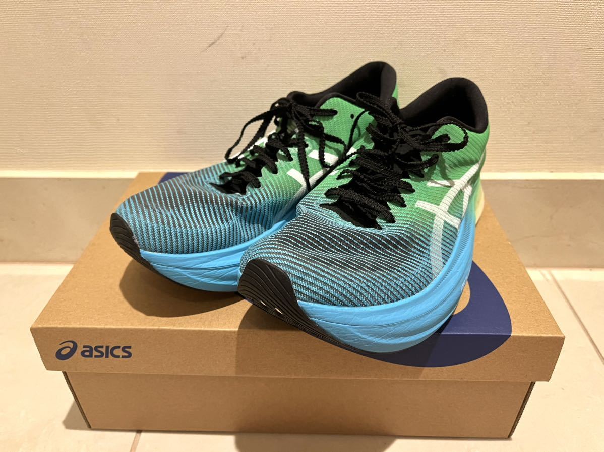 26 5センチ asics アシックス メタスピード スカイプラス 中古品 送料