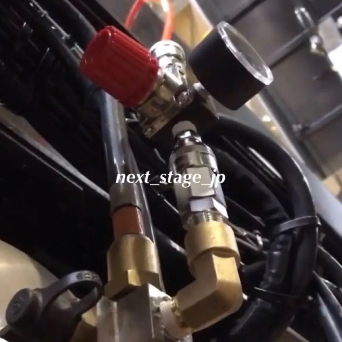 【New ver!】17スーパーグレート専用 減圧エアー取り出しキット エアーレギュレーター ヤンキーホーン ビッグホーン 圧力計