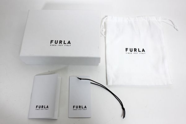 ●極上品 フルラ FURULA 二つ折り財布 L字ファスナー バビロン BABYLON バイオレット 薄紫 レザー コインケース 小銭入れ PCX9UNO Z3267_画像10