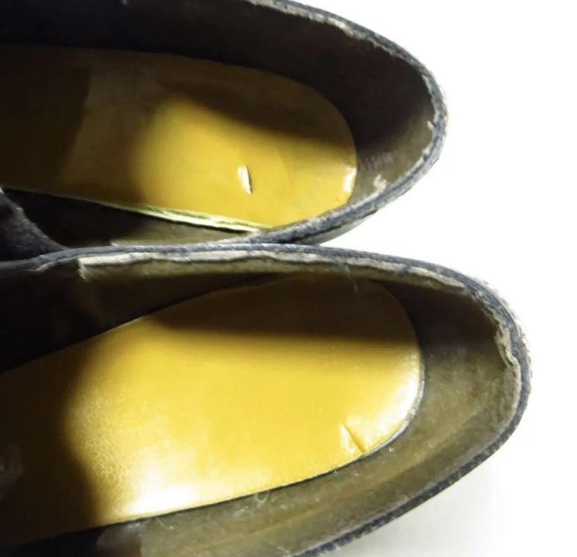 【アパレル】☆レア☆ 希少 ビンテージ Qualicraft シューズ Vintage 8D 約24㎝ 未使用品 ブーツ レディース レザー 革靴_画像6