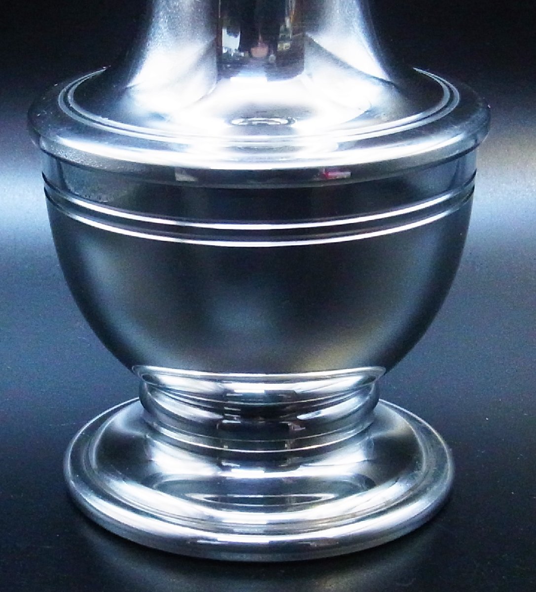 Shirley Pewter Shops☆ピューター 錫製 一輪挿し フラワーベース 花瓶 花器☆未使用保管品☆K0114333_画像6