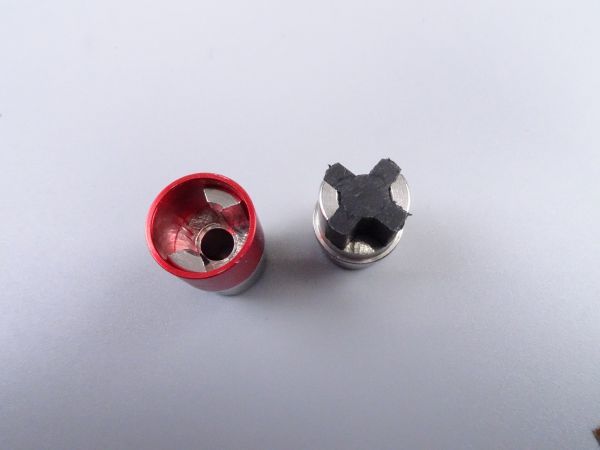 TFL made 4X4 4mmX4mm[529B65] ship model rod joint / connection for / hex socket set screw / motor conversion shaft joint 