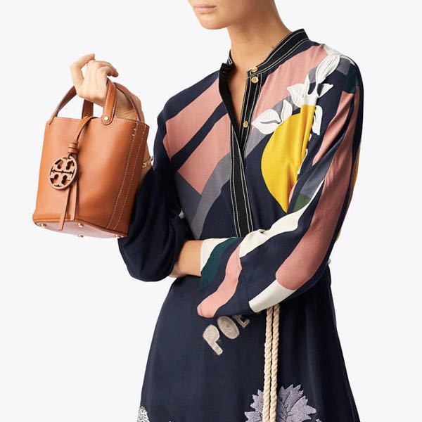 トリーバーチ MILLER MINI BUCKET BAG 茶色|PayPayフリマ