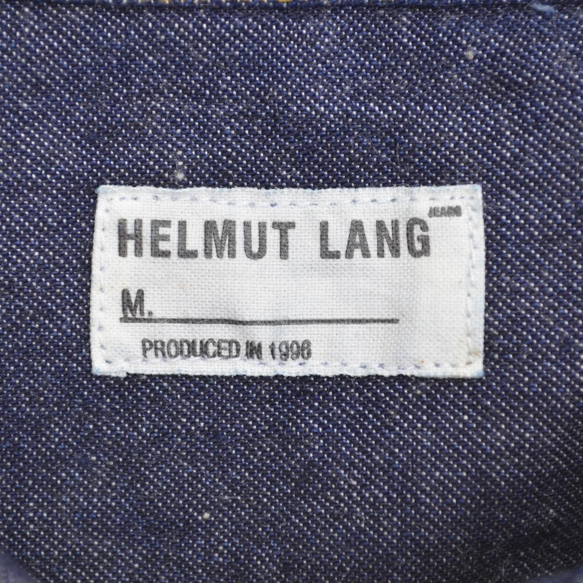 HELMUT LANG / ヘルムートラング 90s 1996年 本人期 archive アーカイブ GTR エポレット デニム長袖シャツ_画像3