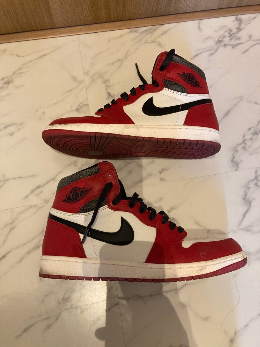 エアジョーダン1 シカゴ OG AJ1 Chicago NIKE 28.5cm 黒タグ