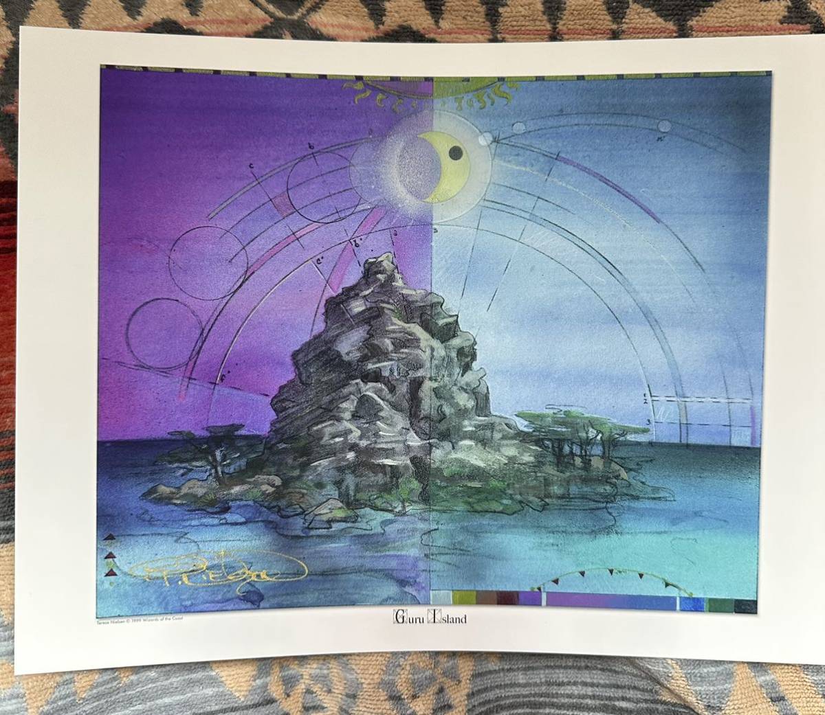 複製原画 グルランド Guru Land Terese Nielsen MTG- 複製原画 グルランド Guru Land Terese Nielsen MTG-