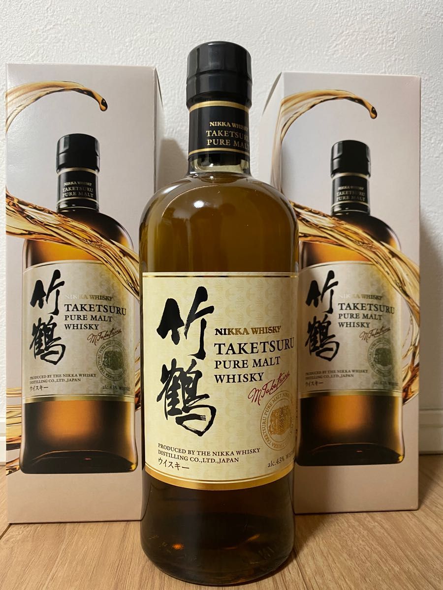 ウイスキー ニッカ 竹鶴 ピュアモルト 700ml×3本セット 43% | labiela.com