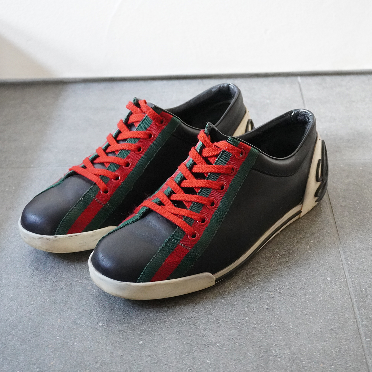 GUCCI グッチ ビジネスシューズ レザー ドレス 38 1/2 お買い得 49.0