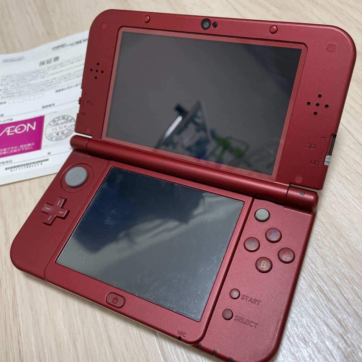 499【極美品】Newニンテンドー 3DS LL メタリックレッド ...