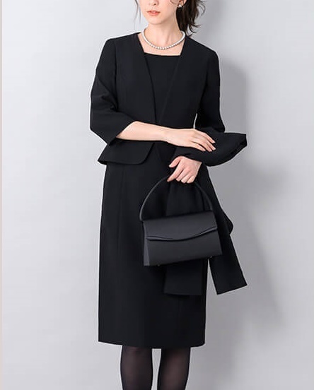  new goods jacket attaching One-piece *7 number / suit / mourning dress /. clothes / ceremonial occasions / black / black formal / go in . type / graduation ceremony / ceremony /oke- John / simple 