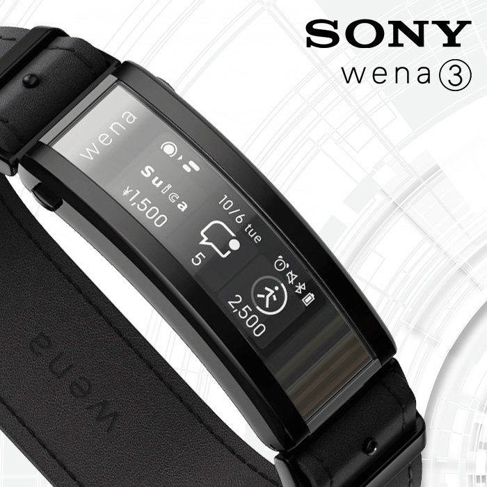 SONY wena wrist pro【スマートウォッチ】ヘルスケア&電子マネー eva