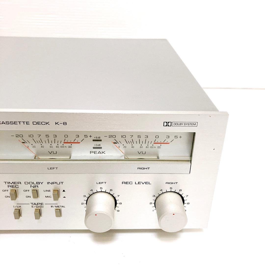 極美品・通電確認のみ】YAMAHA ヤマハ K-8 カセットデッキ-