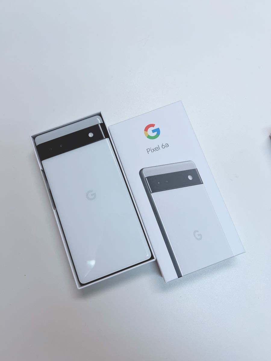 SIMフリー☆ソフトバンク ○判定 Google Pixel 6a 128GB ホワイト 新品
