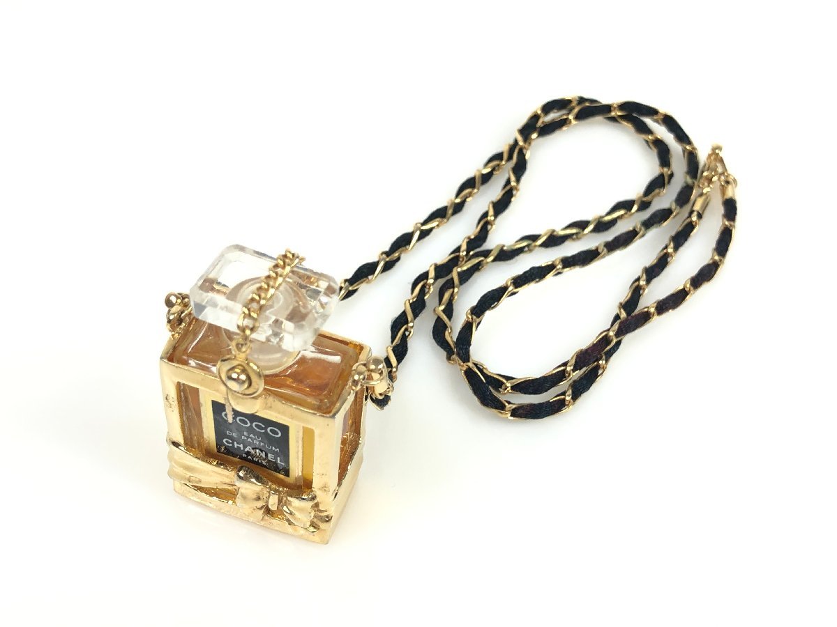 最も 新品、未使用 シャネル CHANEL 香水瓶 ネックレス ココ coco 4ml