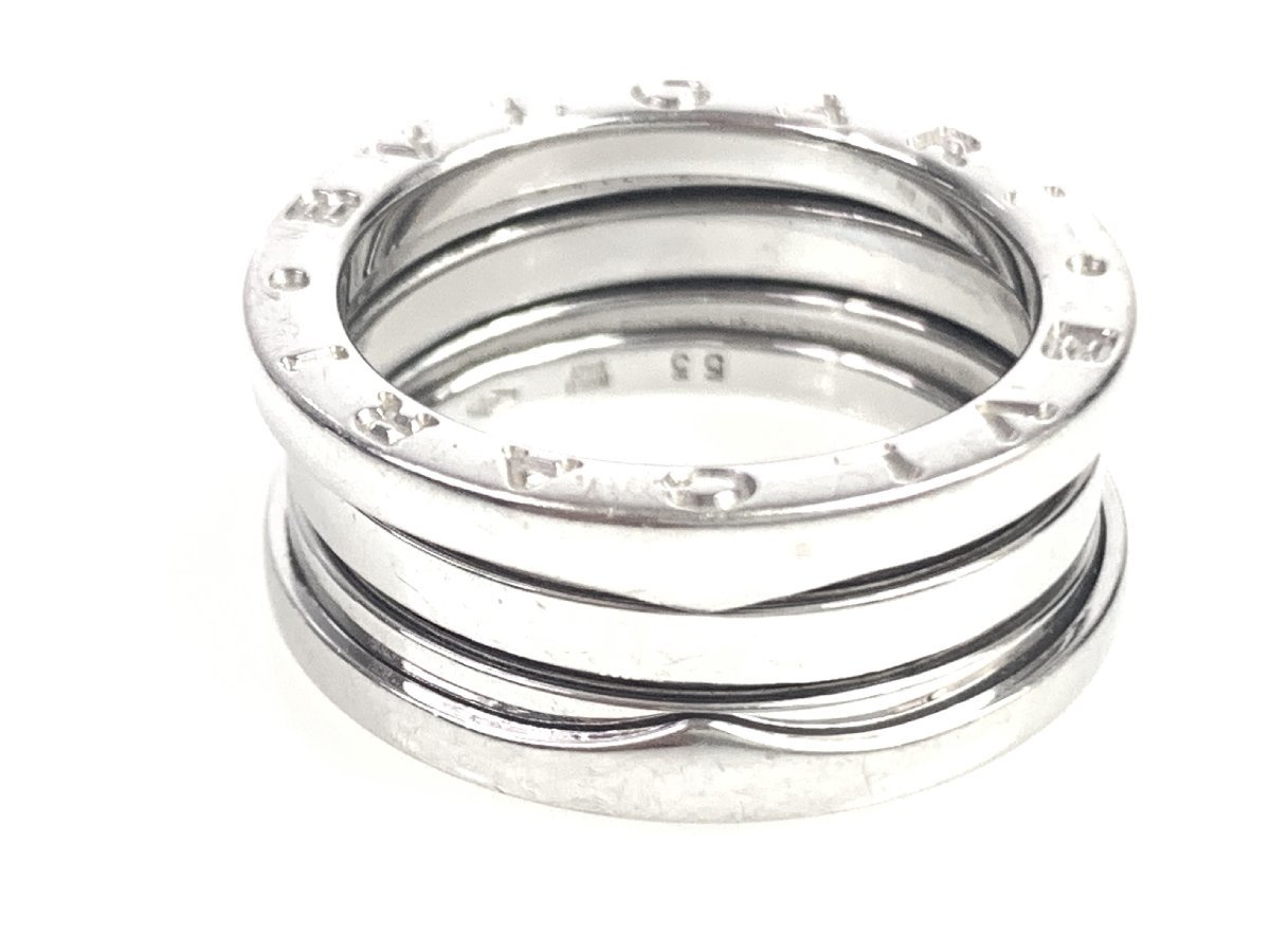 最上の品質な ブルガリ BVLGARI ビーゼロワン 3バンド リング 指輪
