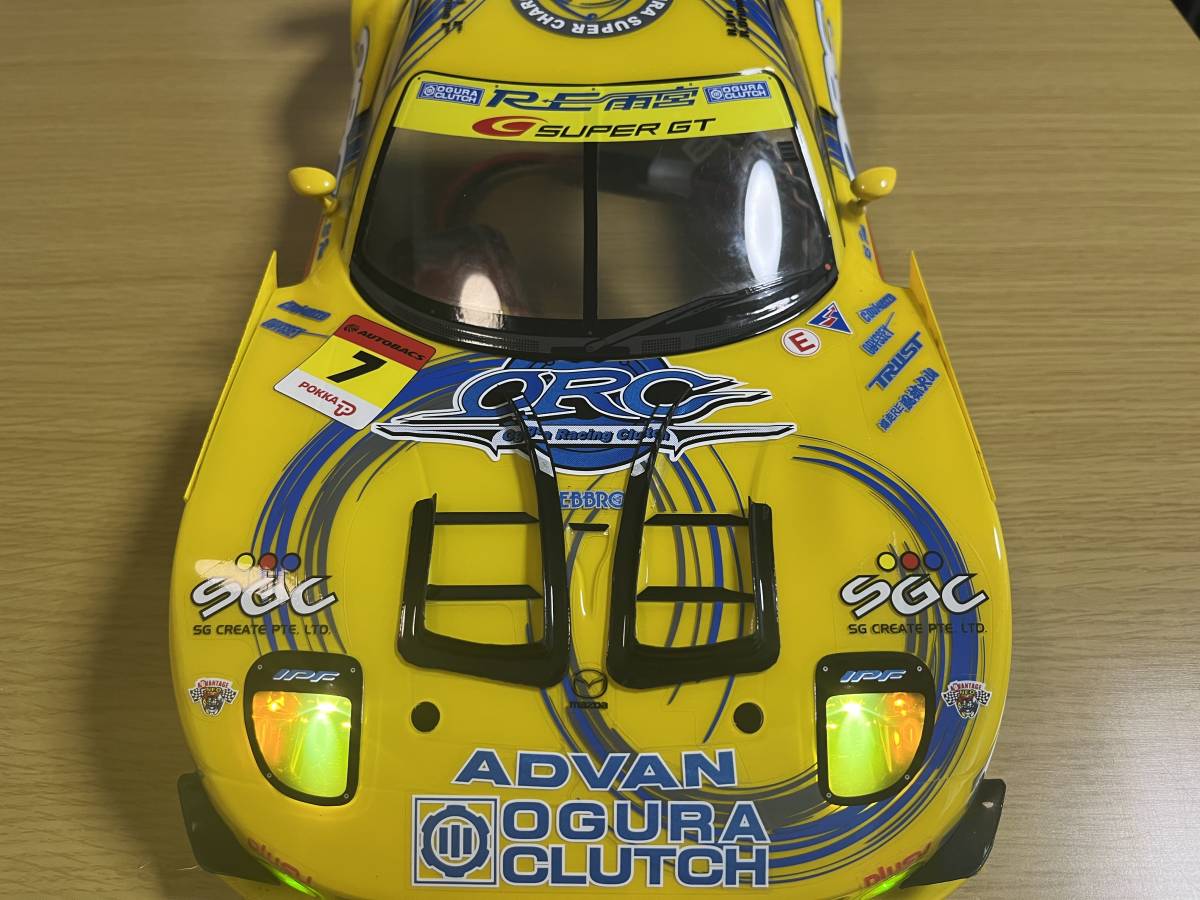 タミヤ RCカー 1/10 ORC AMEMIYA SGC-7 RX-7 塗装済完成品 タミヤ RCカー 1/10 ORC AMEMIYA SGC-7 RX-7 塗装済完成品