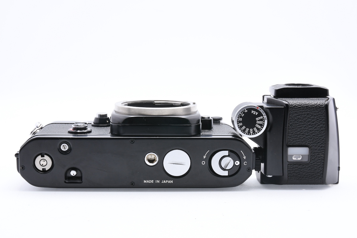 Nikon F2フォトミック ブラック ボディ + MD-3 / MB-1 ニコン フィルムカメラ MF一眼レフ モータードライブ_画像4