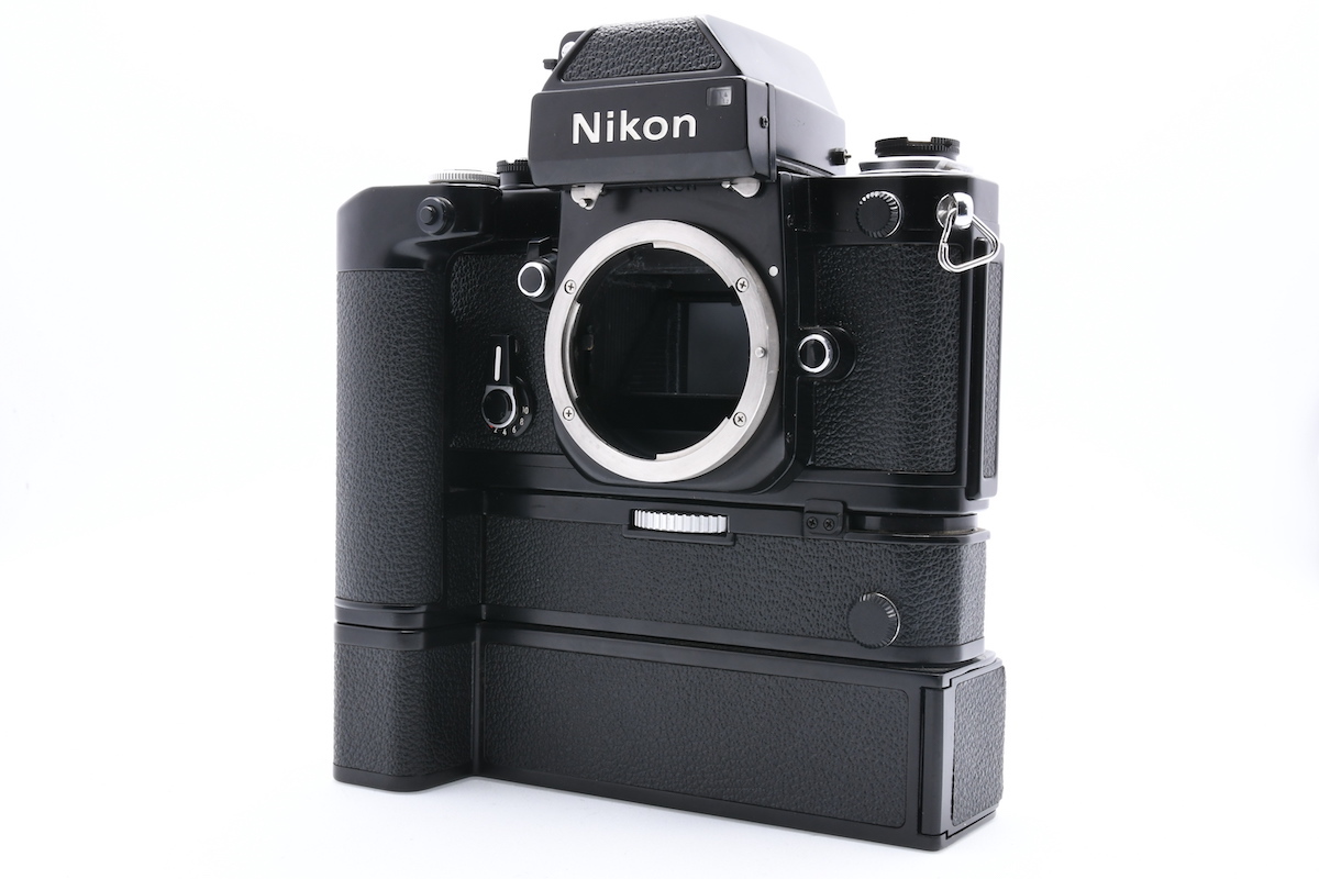 Nikon F2フォトミック ブラック ボディ + MD-3 / MB-1 ニコン フィルムカメラ MF一眼レフ モータードライブ_画像8
