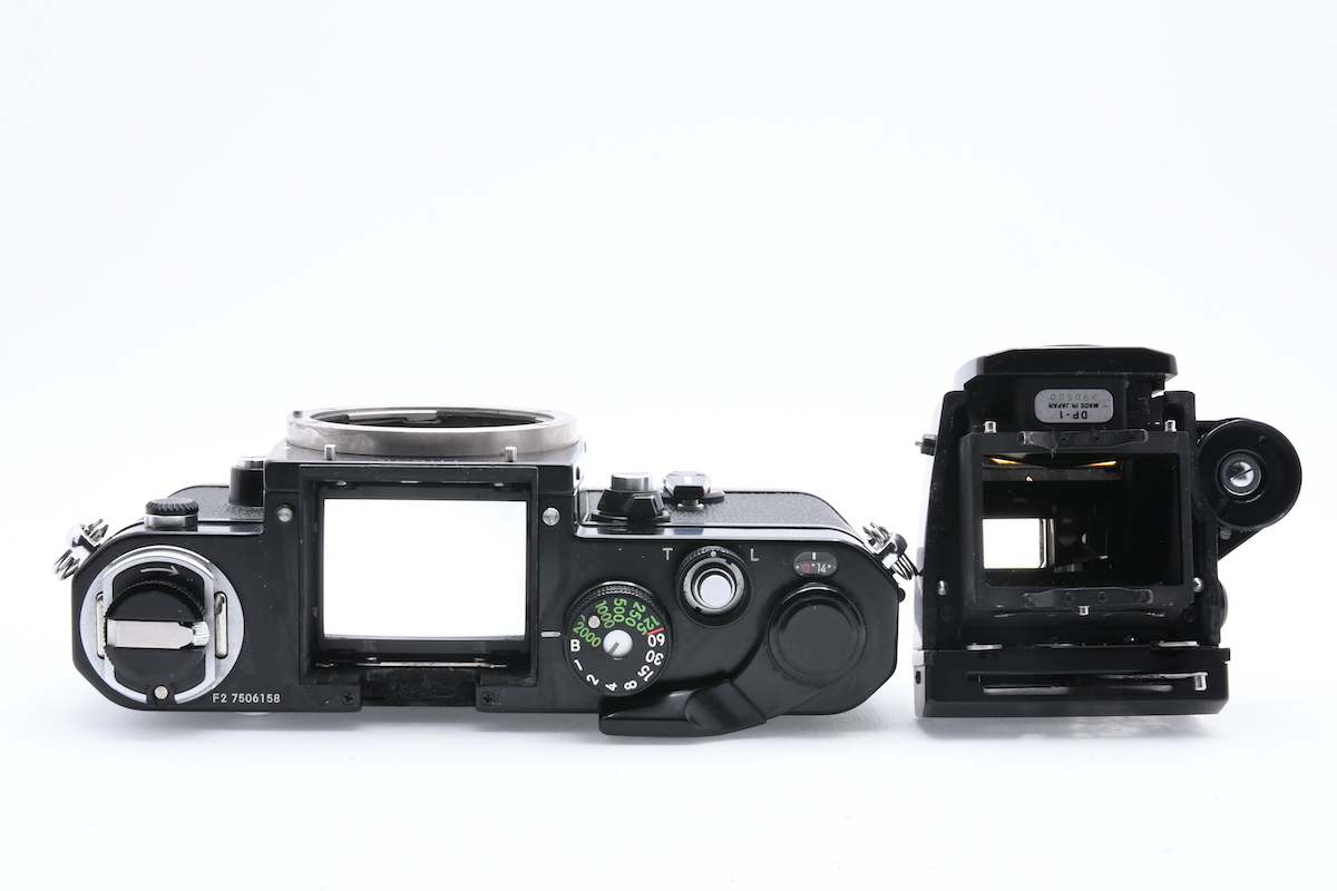Nikon F2フォトミック ブラック ボディ + MD-3 / MB-1 ニコン フィルムカメラ MF一眼レフ モータードライブ_画像3