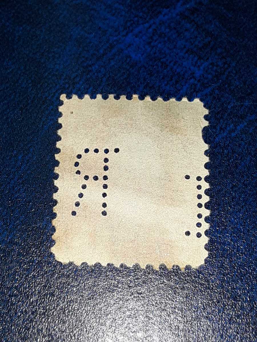 アンティーク切手　アメリカ　1920年代　ワシントン　2セント穿孔(Rなど)切手　使用済み　WS0117_画像5