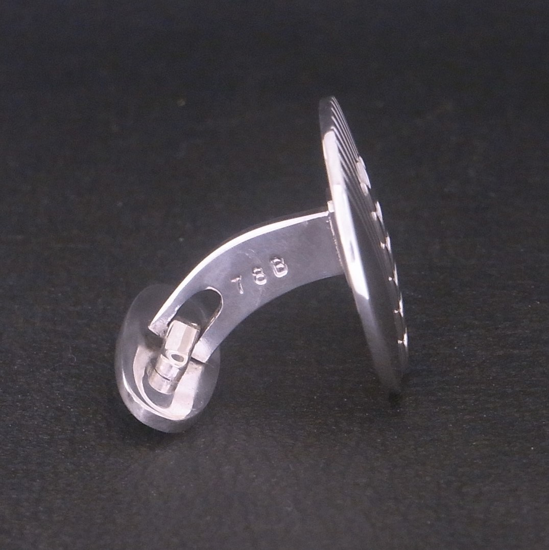 新品同様 美品 GEORG JENSEN ジョージジェンセン カフス シルバー925 18.2g_画像7