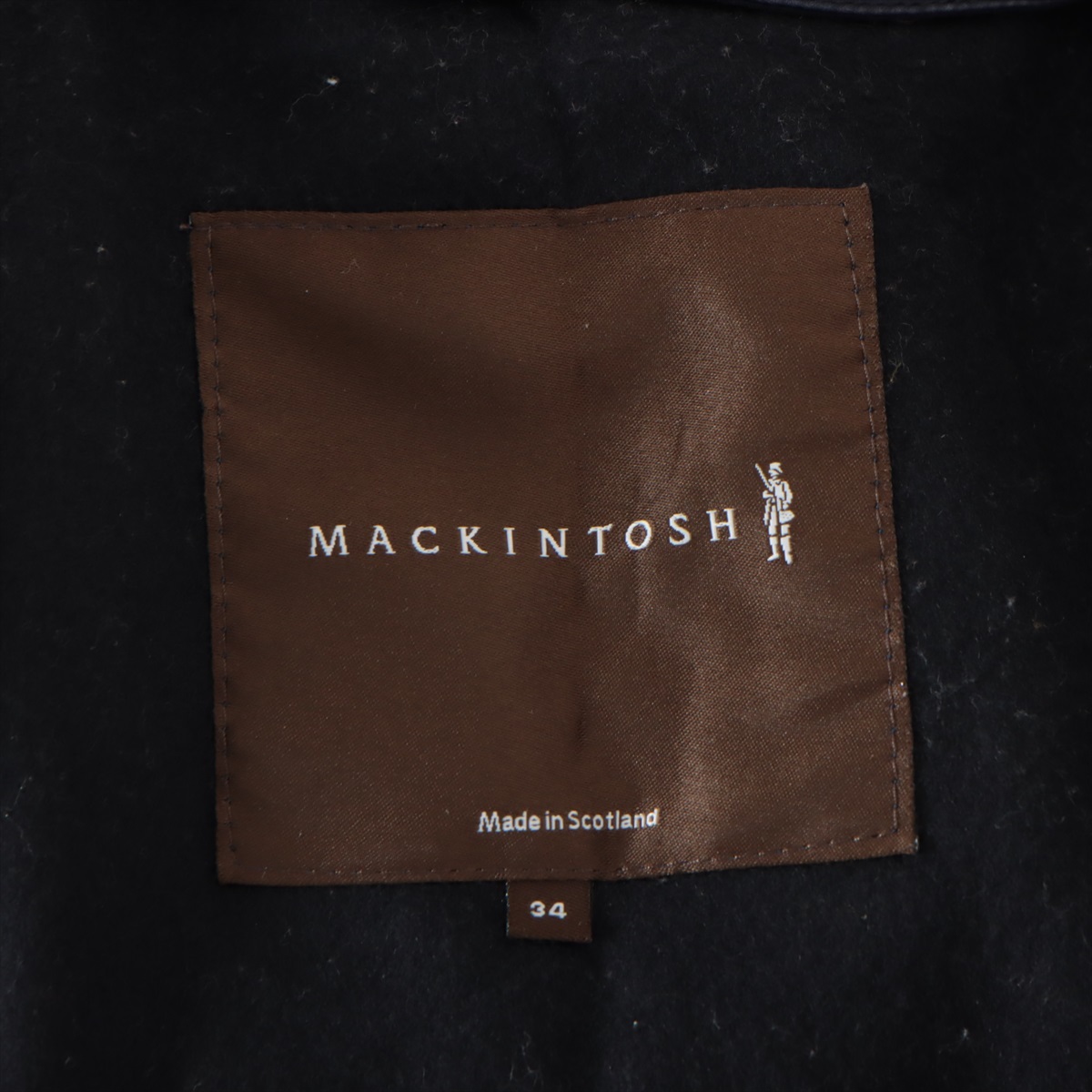  прекрасный товар MACKINTOSH Macintosh тренчкот женский 34 темно-синий темно синий 
