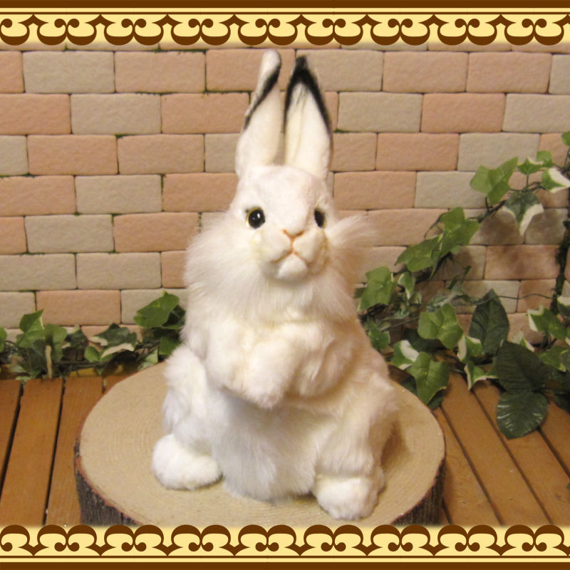  on a grand scale . real . rabbit. soft toy ..... white rabbit objet d'art interior ba knee small animals animal ....