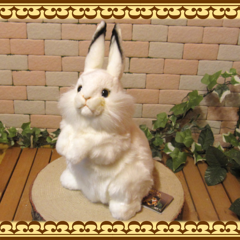  on a grand scale . real . rabbit. soft toy ..... white rabbit objet d'art interior ba knee small animals animal ....