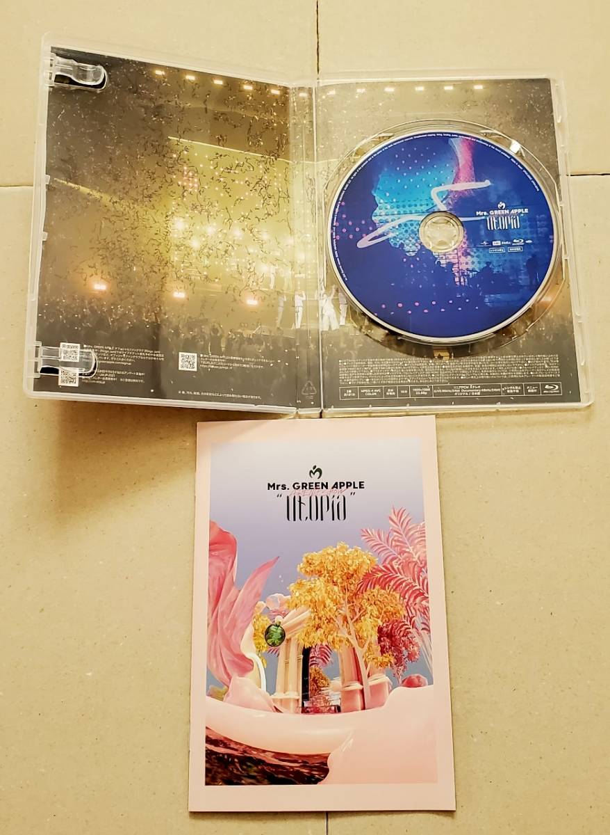 Mrs. GREEN APPLE ARENA SHOW Utopia 初回限定盤 Blu-ray(中古/送料 ...