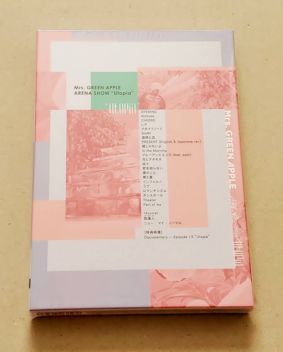 Mrs. GREEN APPLE ARENA SHOW Utopia 初回限定盤 Blu-ray(中古/送料 ...