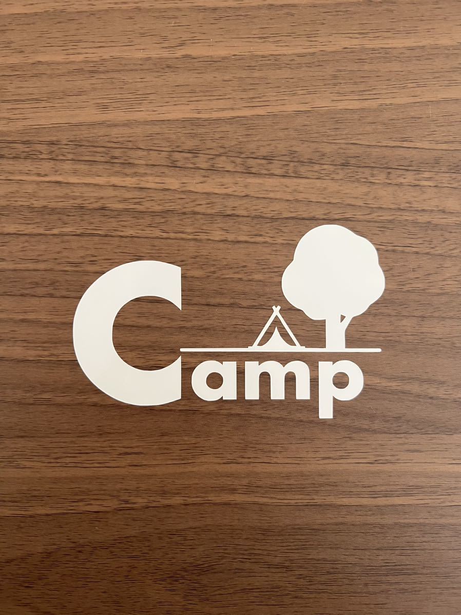 259.【送料無料】 Camp カッティングステッカー　テントCAMP アウトドア 【新品】