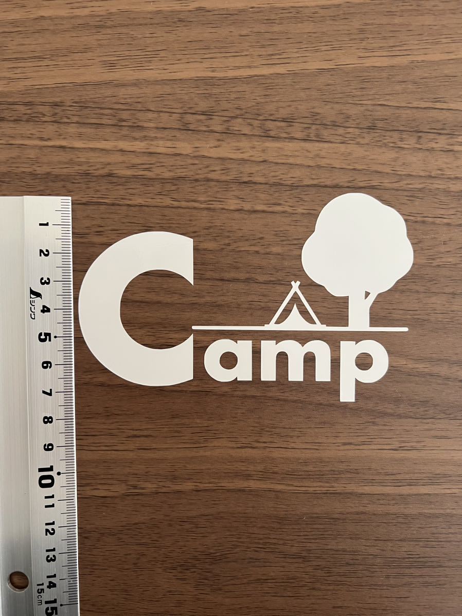 259.【送料無料】 Camp カッティングステッカー　テントCAMP アウトドア 【新品】