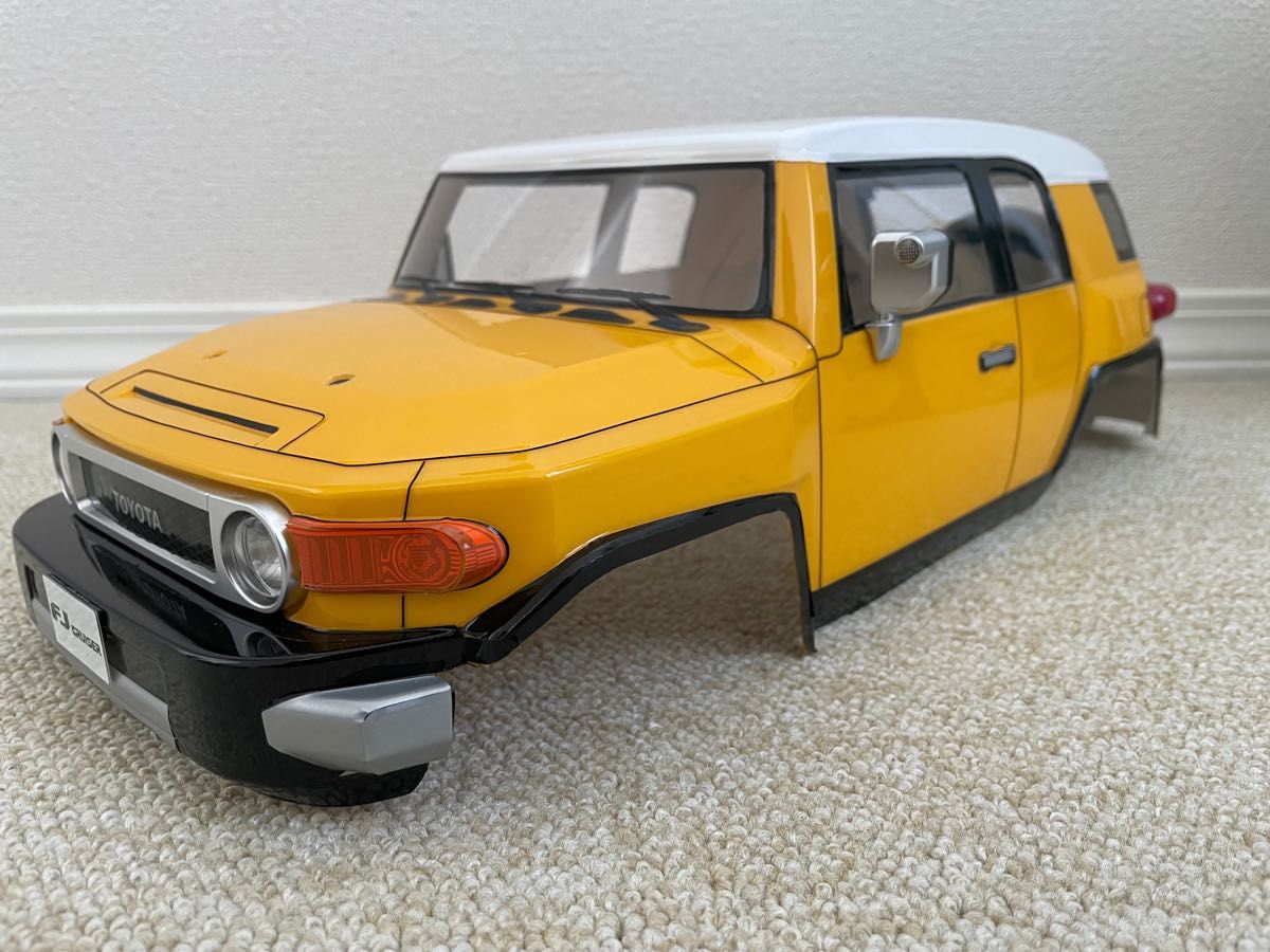 未使用 実車カラー 塗装済み タミヤ FJクルーザー ボディ CR-01 未使用 実車カラー 塗装済み タミヤ FJクルーザー ボディ CR-01