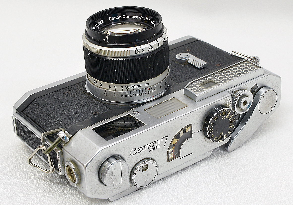 国内正規品 キヤノン Canon model7 50mmF1.8付き trumbullcampbell.com
