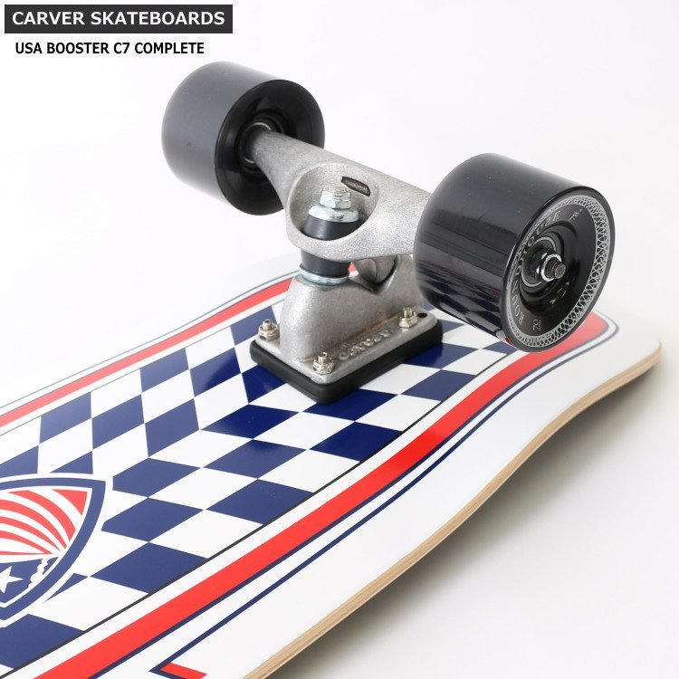 新品！1円～最低落札なし！Carver カーバー スケートボード 30.75インチ USA BOOSTER ユーエスエーブースター C7 コンプリートの画像6