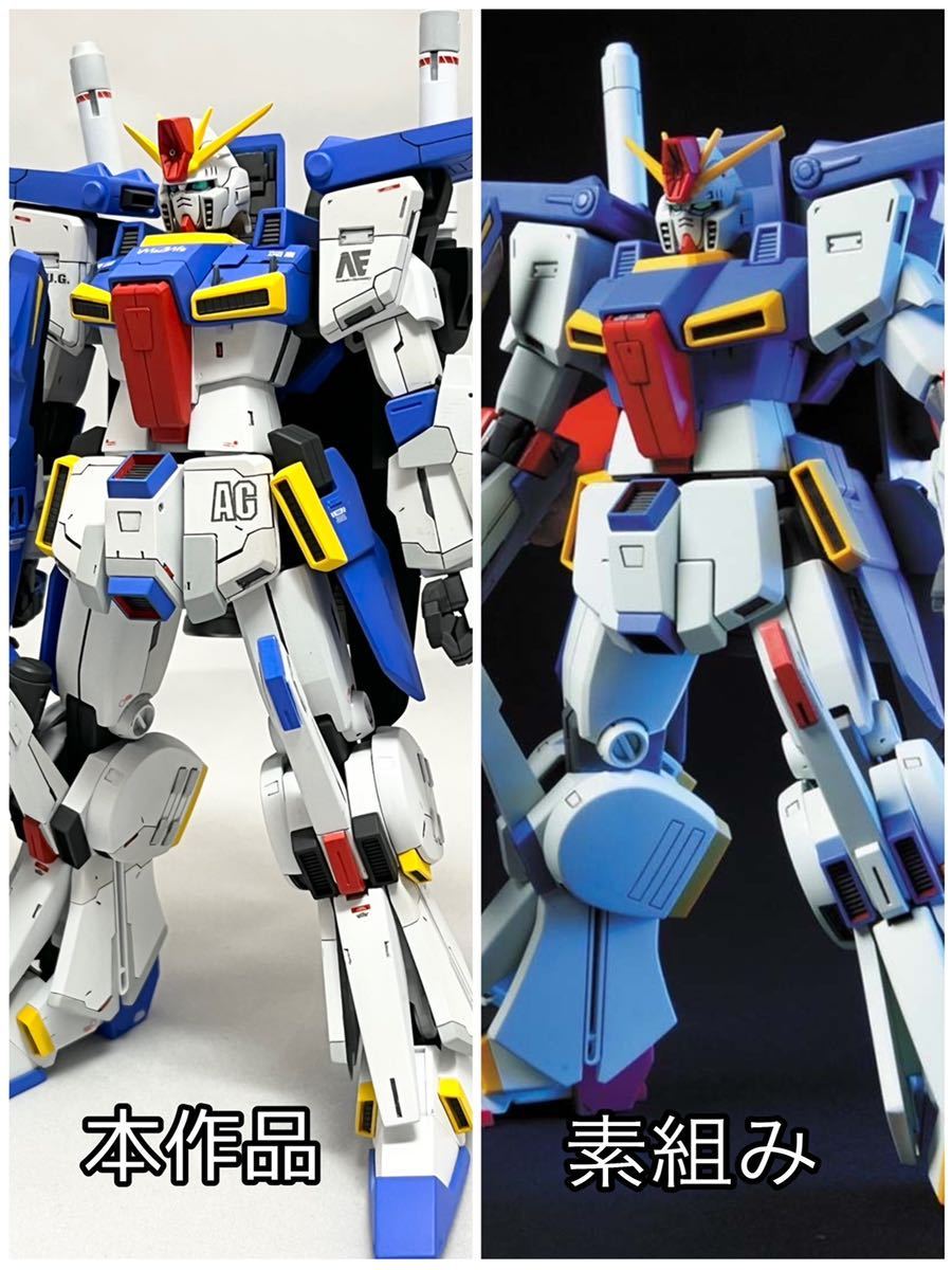 【徹底改修 全塗装 完成品】 HGUC 1/144　MSZ-010 ZZガンダム _画像2