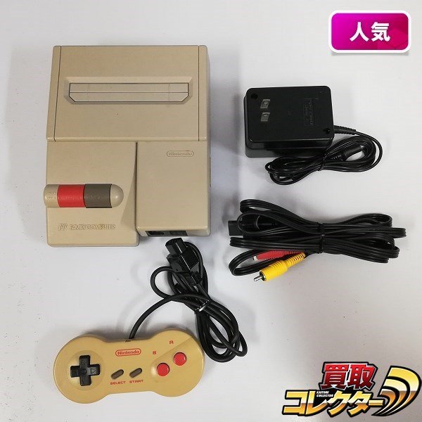 ☆美品☆ ニューファミコン本体 AVケーブル ACアダプタ セット-