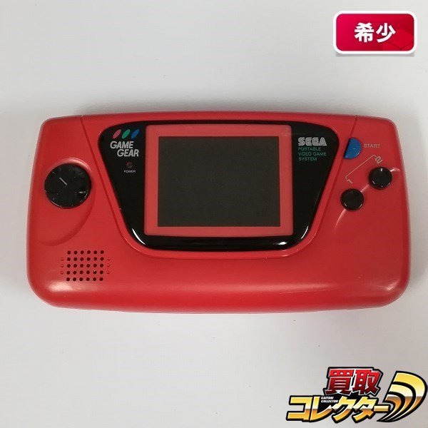 gH355a [訳あり] GG セガ ポータブルビデオゲームシステム ゲームギア 本体 レッド / GAMEGEAR HGG-3210 RED | Xの画像1