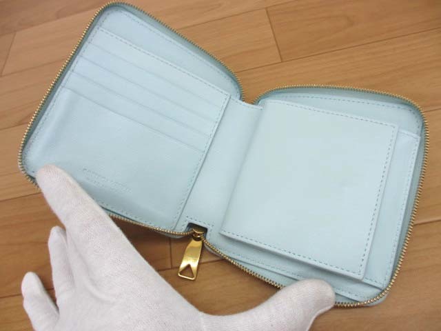 美品 ボッテガヴェネタ 690572 コンパクト ジップアラウンド