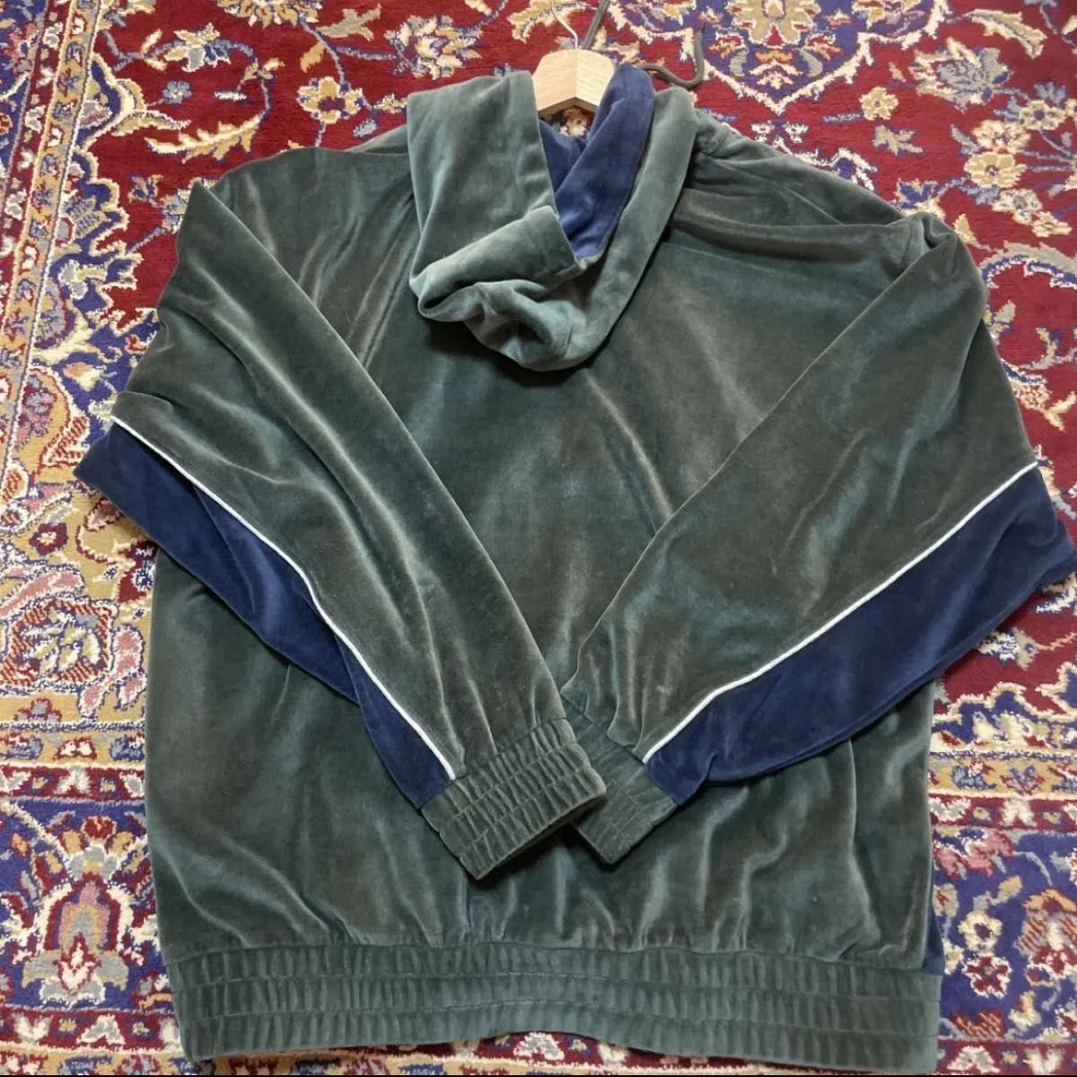 YARDSALE VELOUR HOODIE GREEN - www.coronelezequiel.rn.gov.br