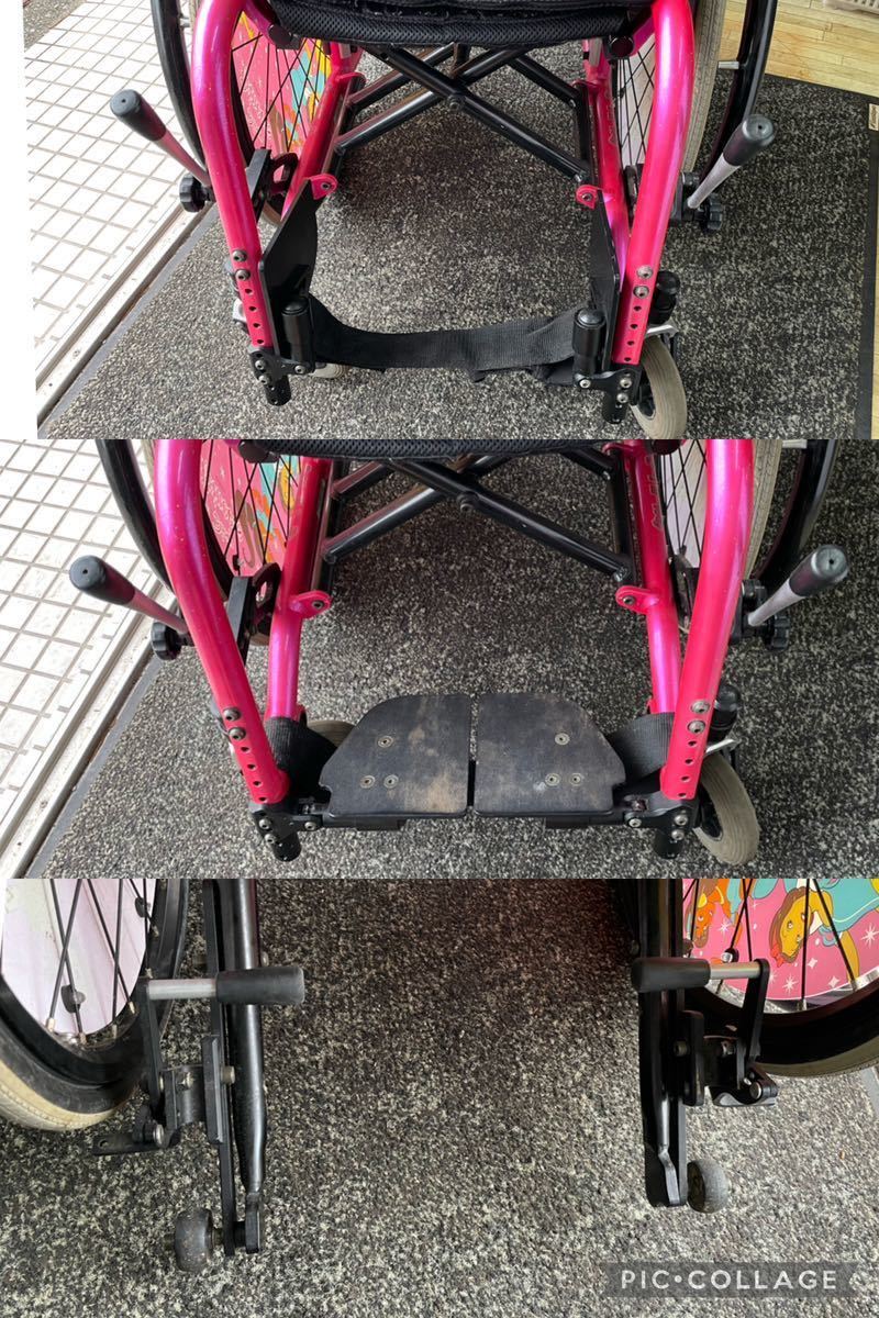 OX mini neo 子供用車いす アルミフレーム 自走式車椅子 介護用にも